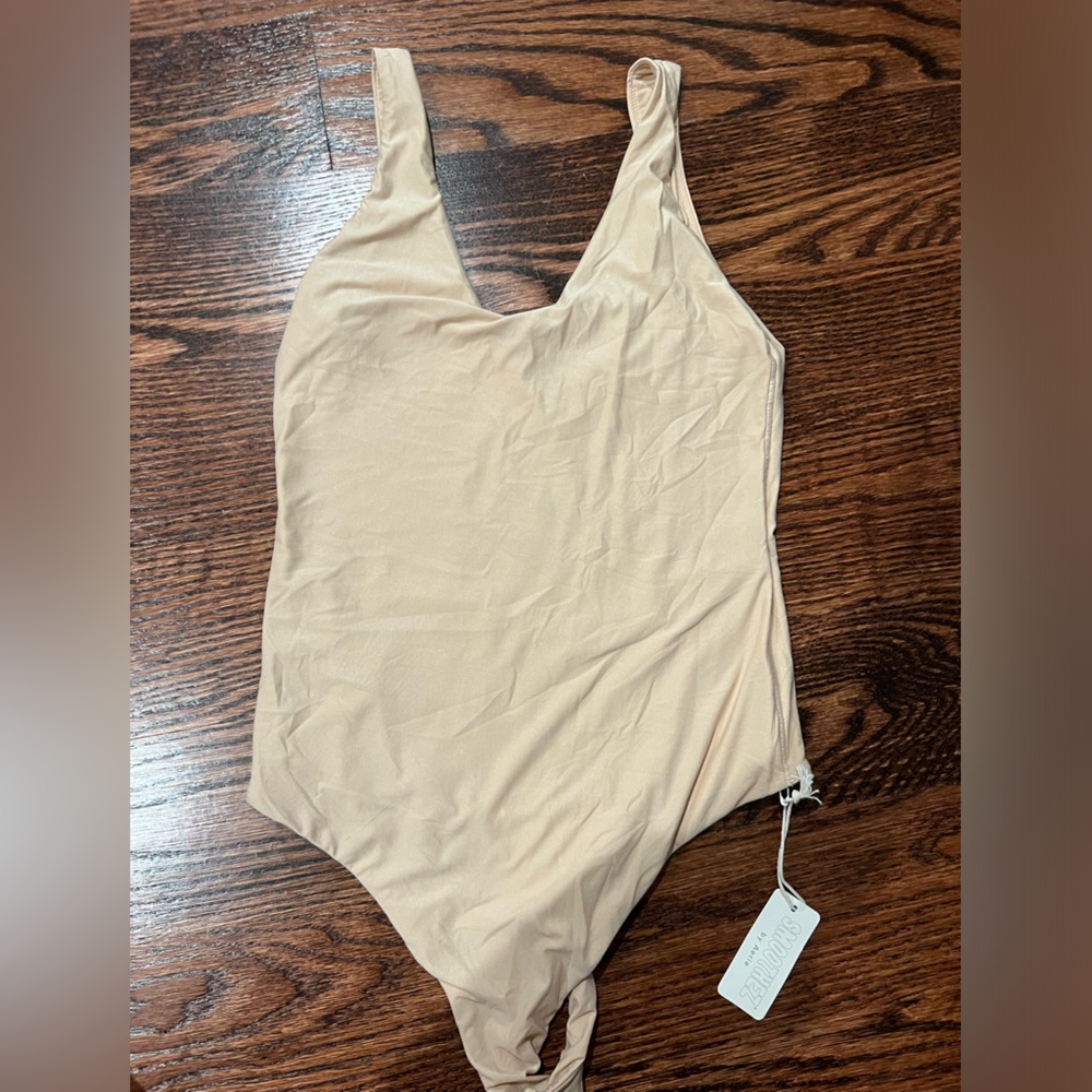 Aerie Light Tan Bodysuit